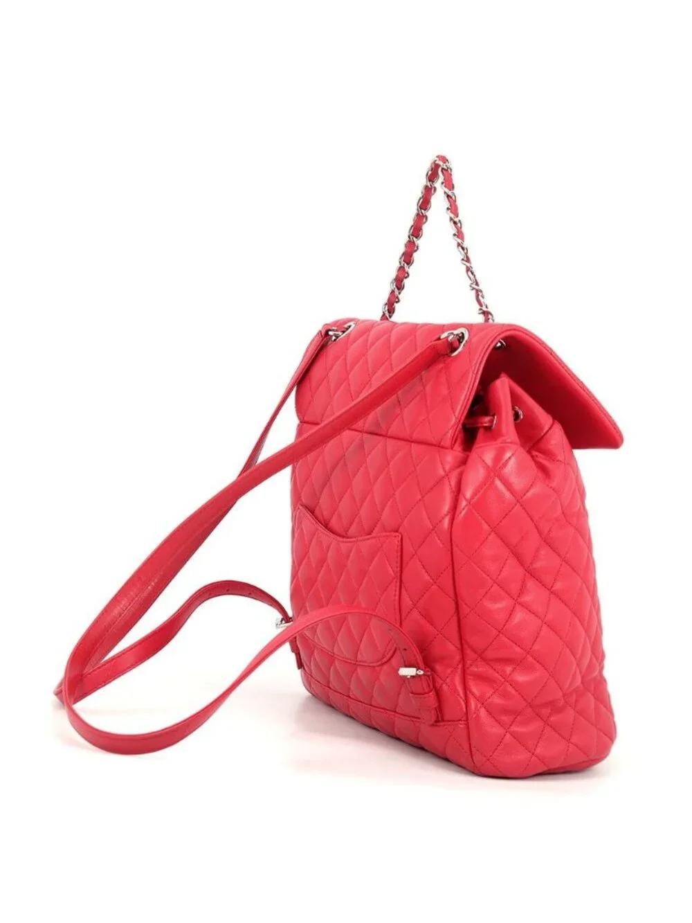 Chanel Backpack Quilted CC Logo Lambskin